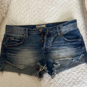 Free People Denim Shorts